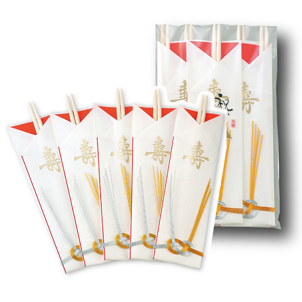 本・水引祝い箸5膳パック