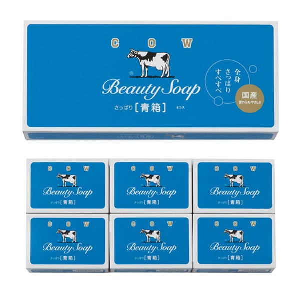 牛乳石鹸カウブランド青箱6コ入