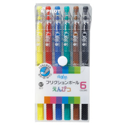 取扱終了 パイロット フリクションボールえんぴつ 6色セット 商品詳細 ノベルティ 販促品 各種記念品の専門店 ギフトイット ノベルティー