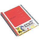 ナカバヤシ　Wリングノート(パックタイプ) プラース カレB5(4冊パック 4色込) A罫