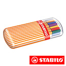 STABILO(スタビロ) ファイバーチップペン　ポイント88　ゼブラ　20色セット