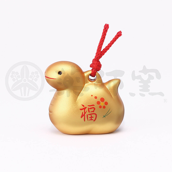 彩耀招福寿々巳（金福土鈴）