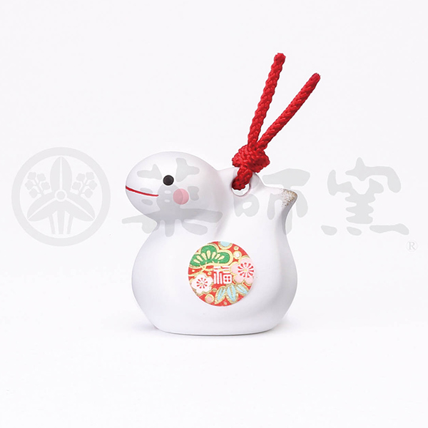 錦彩招福寿々巳（土鈴 極小）