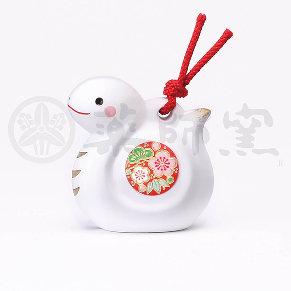 錦彩招福寿々巳（土鈴 特小）