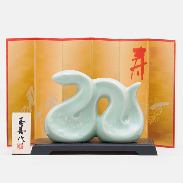 開運の干支 水青磁（小）