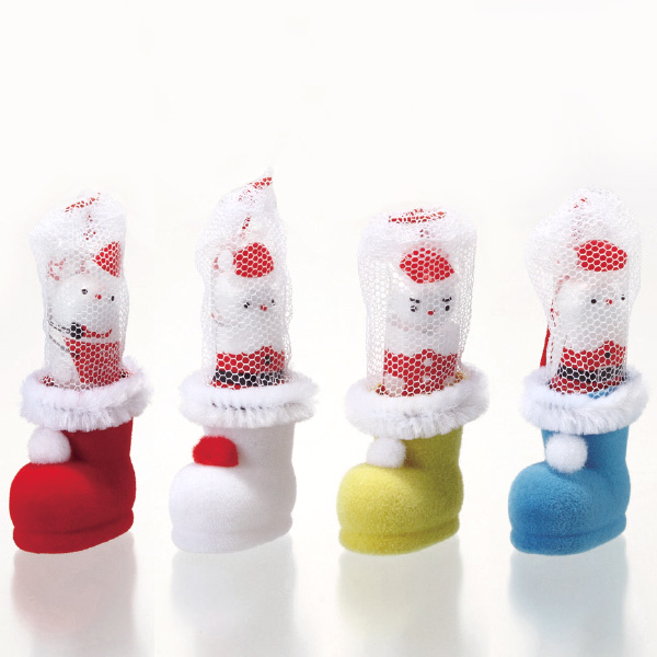 クリスマス カラフルブーツ（サンタチョコ入）
