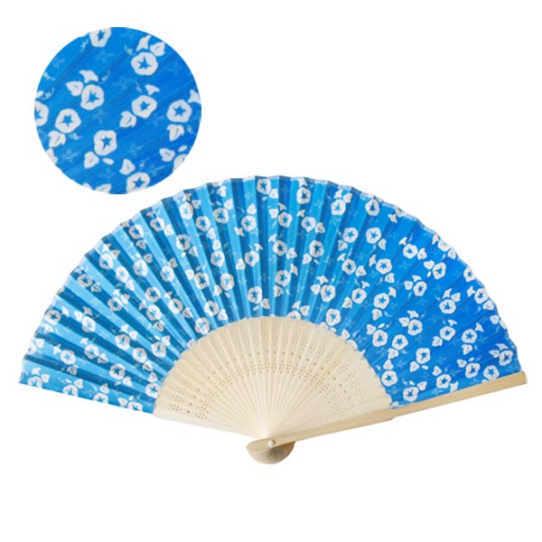 取扱終了｜白竹朝顔扇子｜74638｜商品詳細｜ノベルティ・販促品・各種
