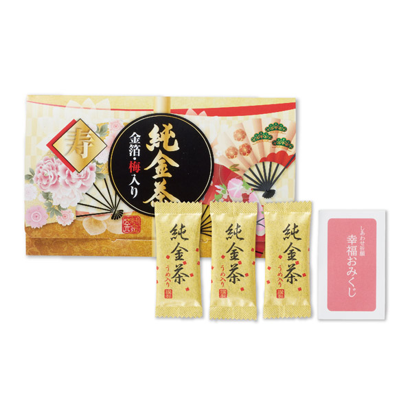 梅入り純金茶3包（おみくじ付）