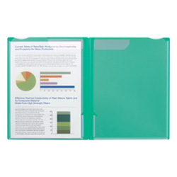 まとめ) キングジム カラーセレクションスーパーハードホルダー 3山