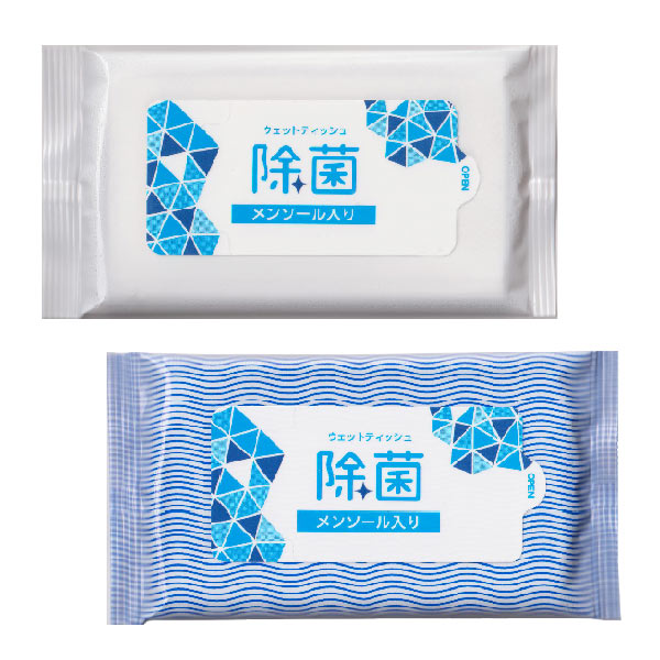 メンソール入り除菌ウェット10枚