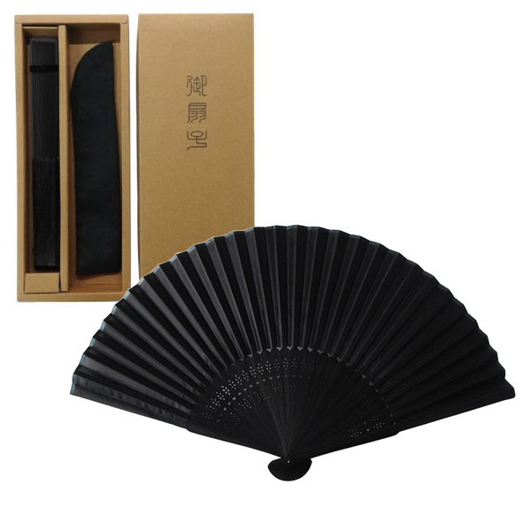 黒扇子　扇子袋セット