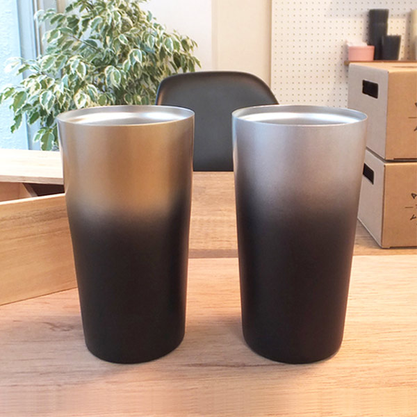 真空ステンレスタンブラー　グラデーションカラー　AY012　450ml