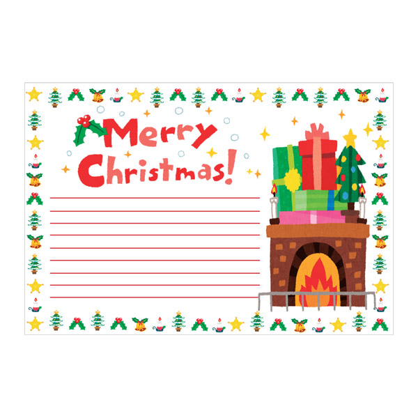 取扱終了｜クリスマス フェルトコースター 4P（クリスマスカード付