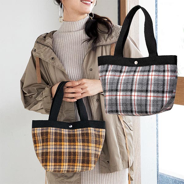 取扱終了｜ソルティール チェック柄トートバッグ｜102767｜商品詳細
