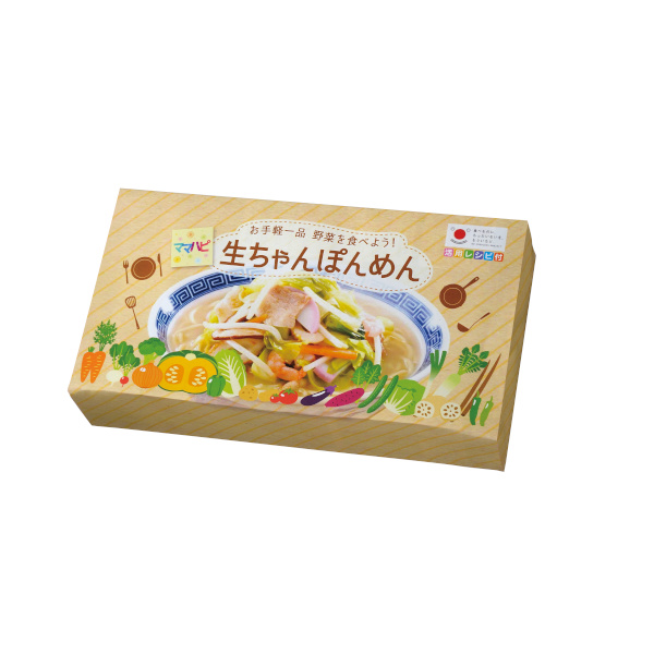 ママハピ お手軽一品 野菜をたべよう！生ちゃんぽんめん
