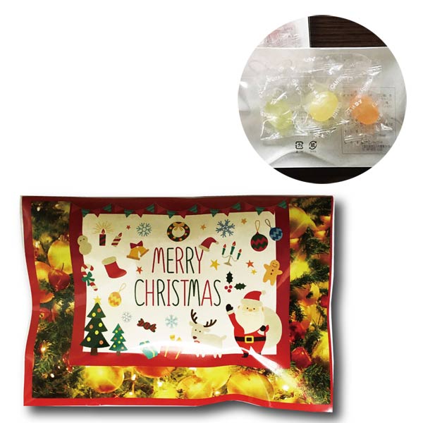 クリスマスキャンディ3個入