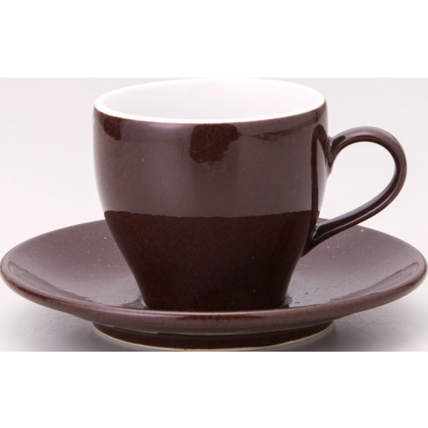 ユーラシア アメリカンカップ＆ソーサー 栗梅茶