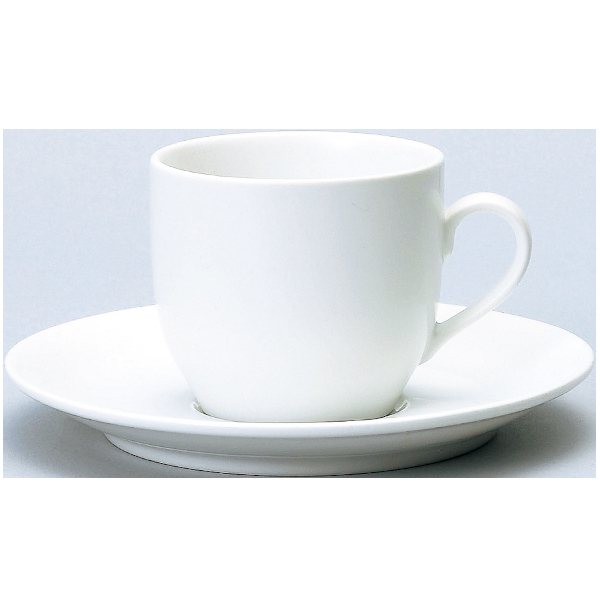 ミルキーホワイト コーヒーカップ＆ソーサー