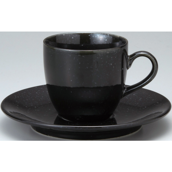 ベーシック 黒御影 コーヒーカップ＆ソーサー