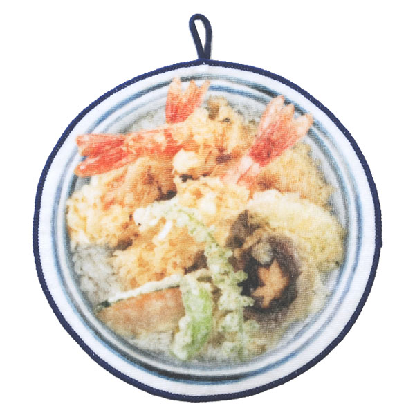 日本食い道楽どんぶりタオル　天丼