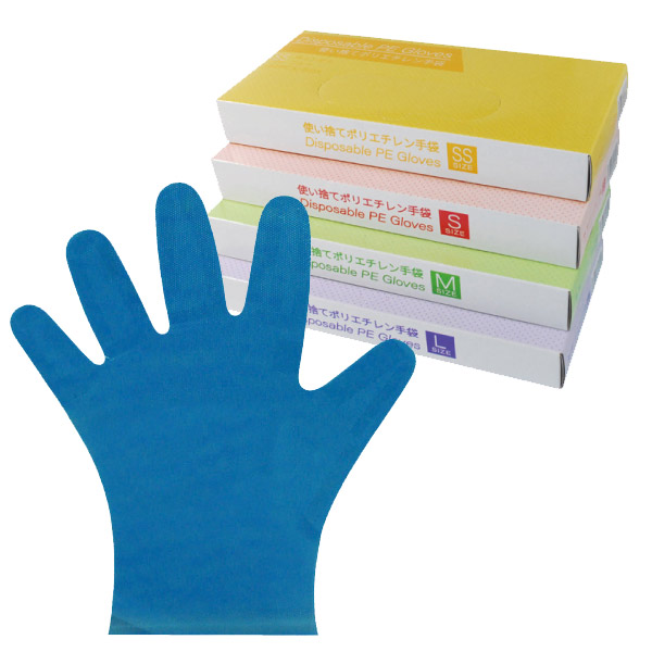 ポリエチレン手袋（LDPE）（100枚入）