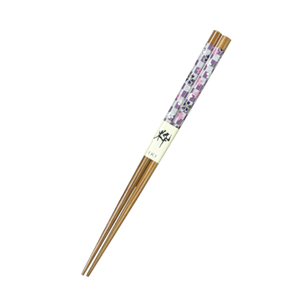 スス竹箸 さくら祭り 210mm