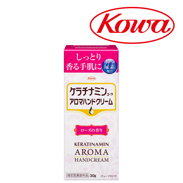 興和 ケラチナミンコーワ アロマハンドクリーム ローズ 30g