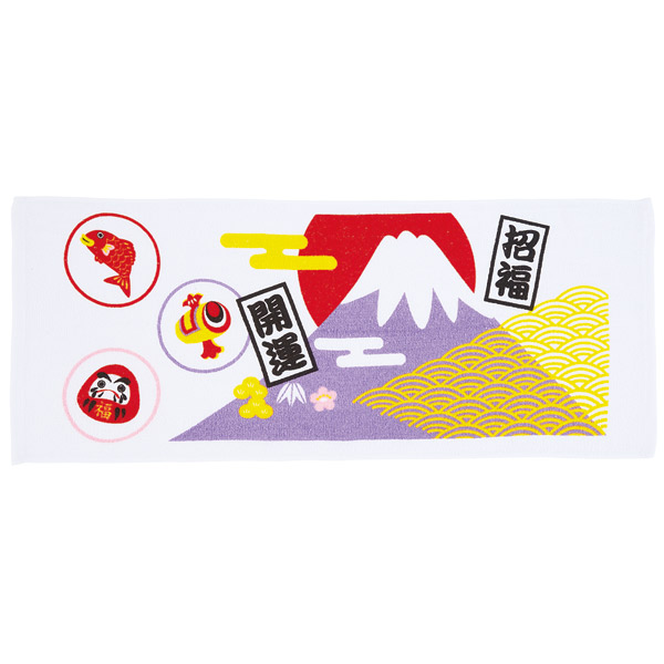 おめでたフェイスタオル