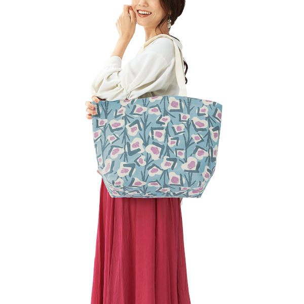 オリジナル シャンブリックA4フラットトートバッグ【最安値176円