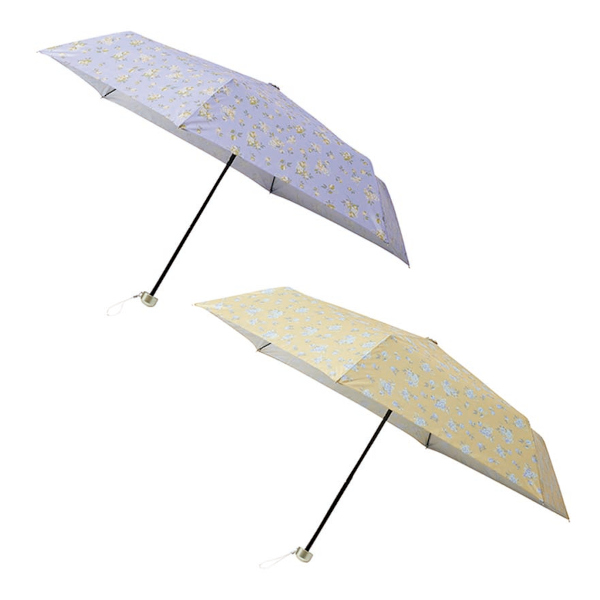 リラックスフラワー 晴雨兼用折りたたみ傘