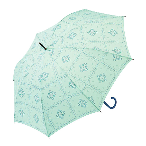 耐風骨ボヘミアンフラワー晴雨兼用ジャンプ傘