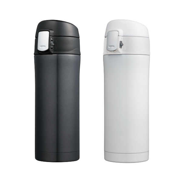 カラモ ワンプッシュ真空ステンレスボトル 340ml