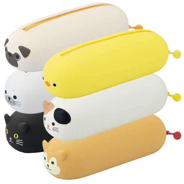 LIHIT LAB.（リヒトラブ）PuniLabo（プニラボ）寝ころびペンポーチ BIG