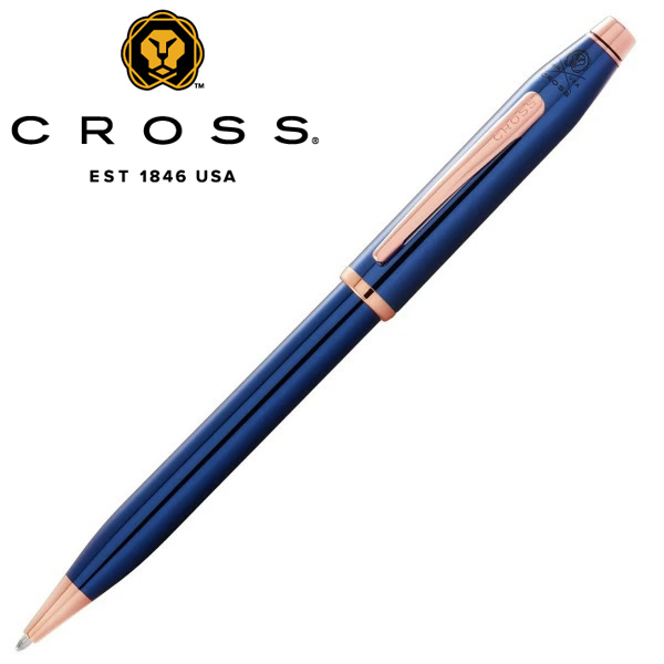 CROSS センチュリー2 トランスルーセントコバルトブルーラッカー ボールペン