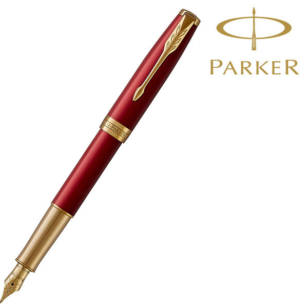 PARKER（パーカー）ソネット レッドGT 万年筆 18金ペン先