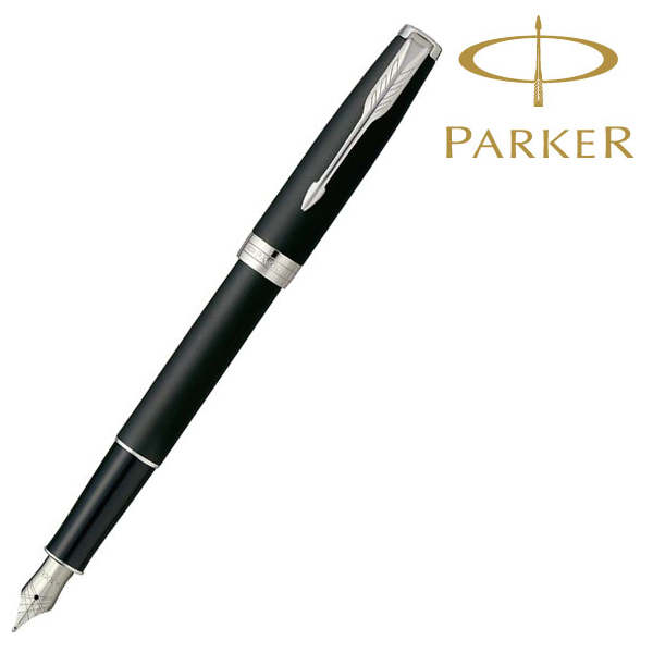 PARKER（パーカー）ソネット マットブラックCT 万年筆 ステンレスペン先