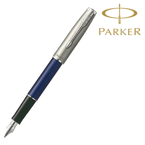 PARKER（パーカー）ソネット ブルー＆サンドブラストCT 万年筆 ステンレスペン先