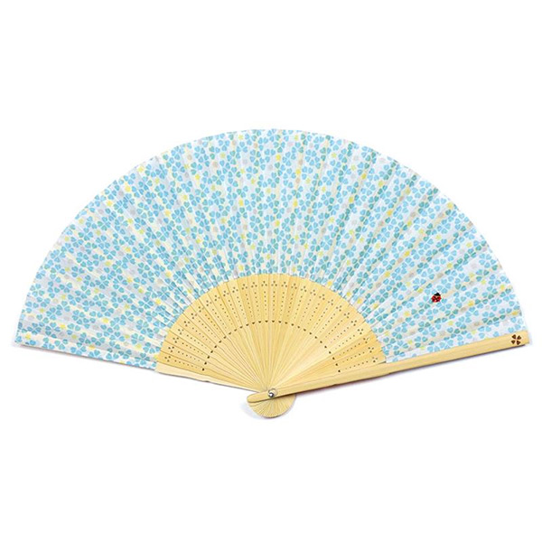 布扇子70型30間　しあわ扇　しろつめ草