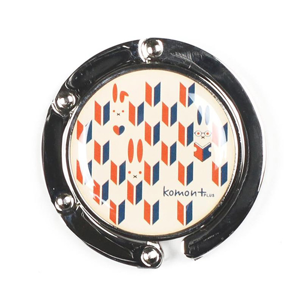 komon＋（PLUS）バッグハンガー　矢絣うさぎ