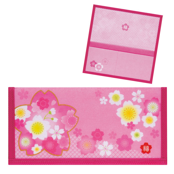 開運通帳ケース（桜）