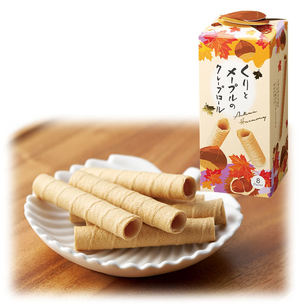 くりとメープルのクレープロール8個入