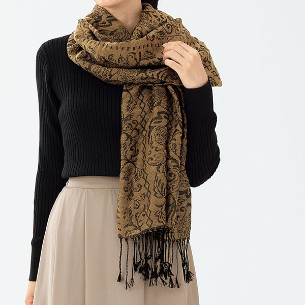 取扱終了｜アナベル ジャガードストール｜111342｜商品詳細