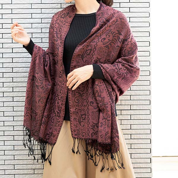 取扱終了｜アナベル ジャガードストール｜111342｜商品詳細