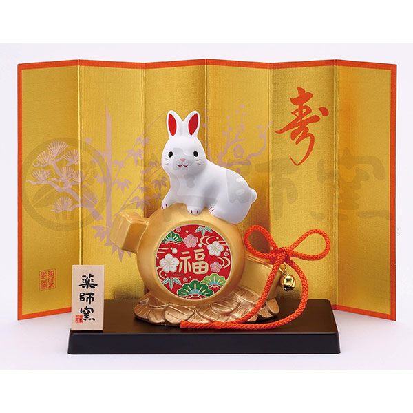 錦彩招福卯（福槌）