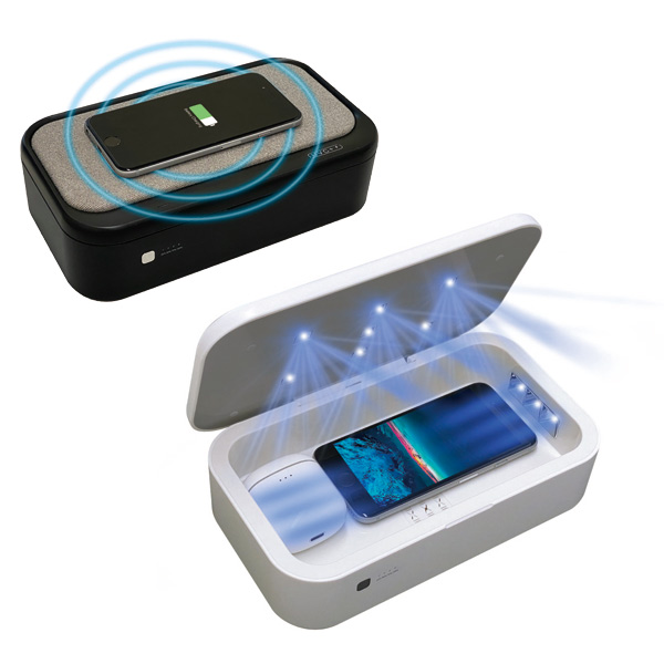 除菌対策UVBOX+ワイヤレス充電器