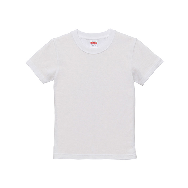 5.6オンス ハイクオリティー Tシャツ キッズ100サイズ ホワイト