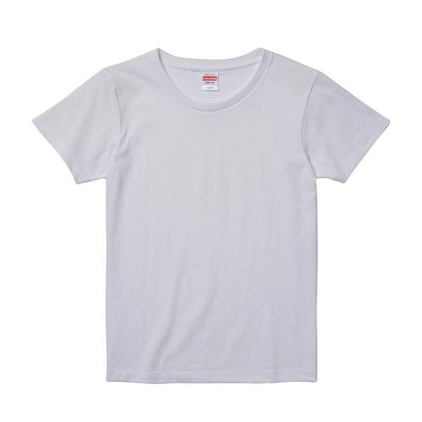 5.6オンス ハイクオリティー Tシャツ ガールズ Lサイズ ホワイト