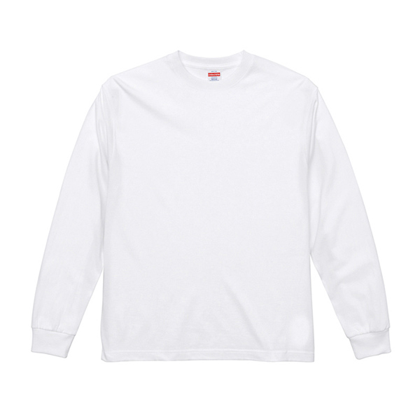 6.2オンス プレミアム ロングスリーブ Tシャツ（2.1インチリブ） ホワイト XLサイズ