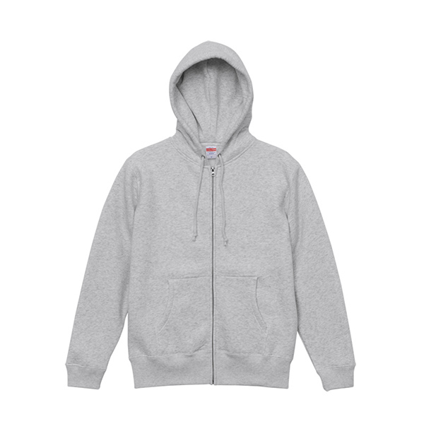 10.0オンス T/C スウェット フルジップ パーカ（裏起毛） XXLサイズ アッシュ