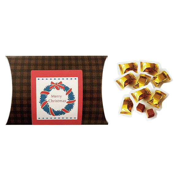 プチギフトBOX「メリークリスマス」メロウキッスチョコ8個入